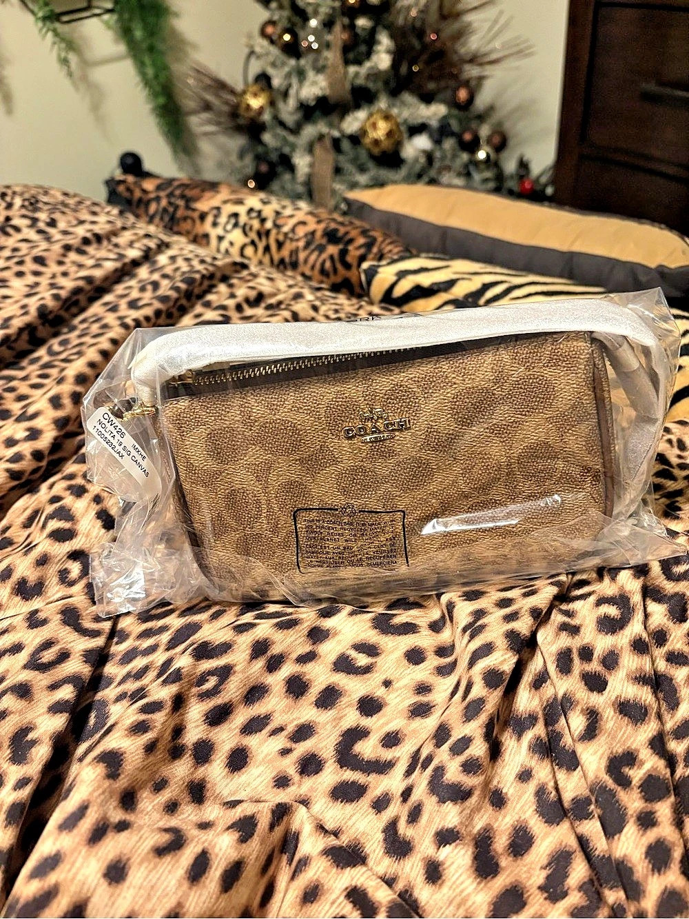 Coach Nolita 19 In Signature Canvas Brown Crossbody Bag
